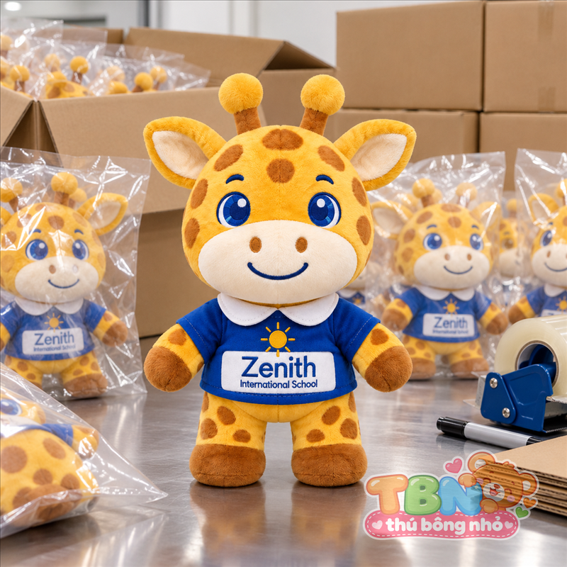 Ảnh bổ sung của Thú bông Hươu cao cổ Zeni Zenith đặt may theo yêu cầu