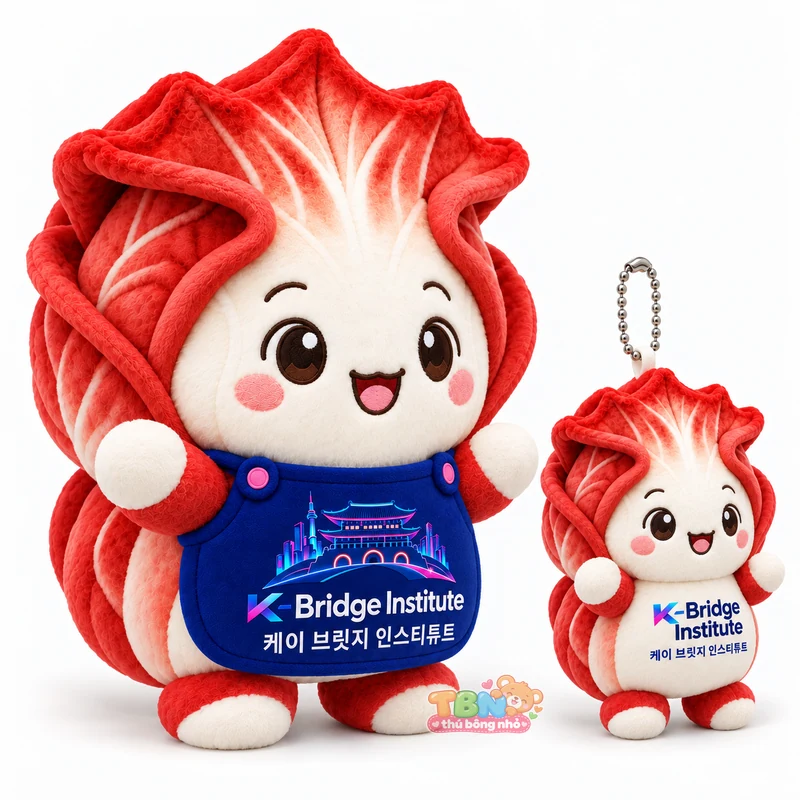 Ảnh bổ sung của Thú bông Bé Cải Kimchi K-Bridge đặt may theo yêu cầu