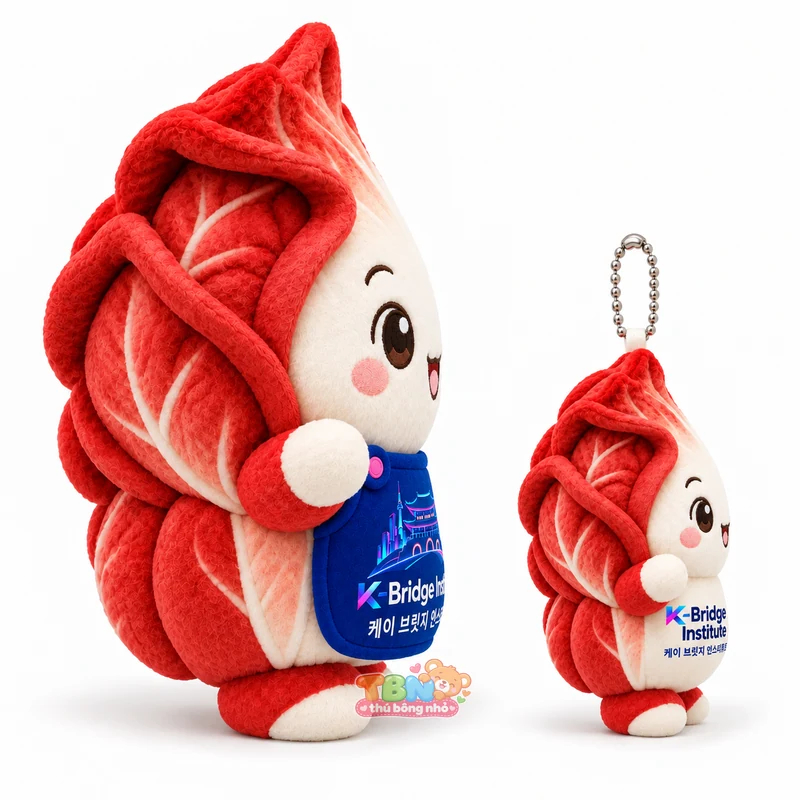 Ảnh bổ sung của Thú bông Bé Cải Kimchi K-Bridge đặt may theo yêu cầu