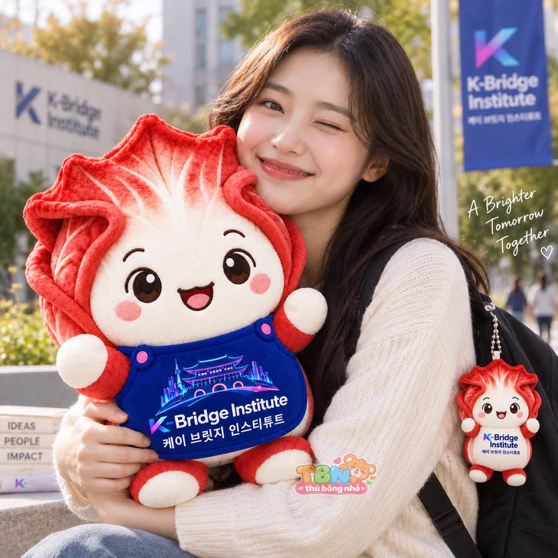 Ảnh bổ sung của Thú bông Bé Cải Kimchi K-Bridge đặt may theo yêu cầu