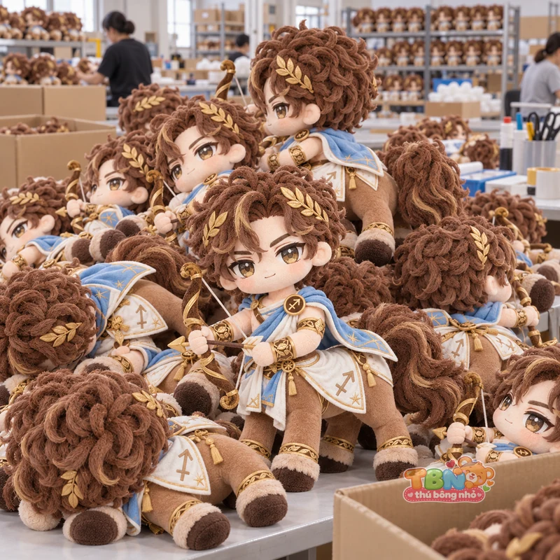 Ảnh bổ sung của Thú bông Nhân Mã cung thủ chibi theo yêu cầu