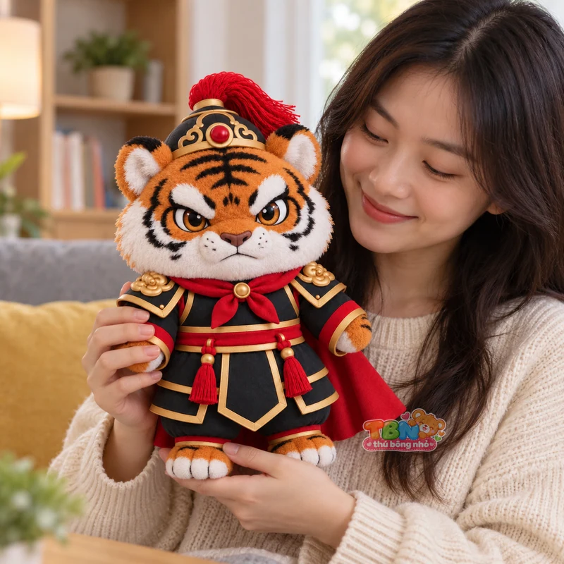 Ảnh bổ sung của Thú bông Cọp Dần võ tướng chibi theo yêu cầu
