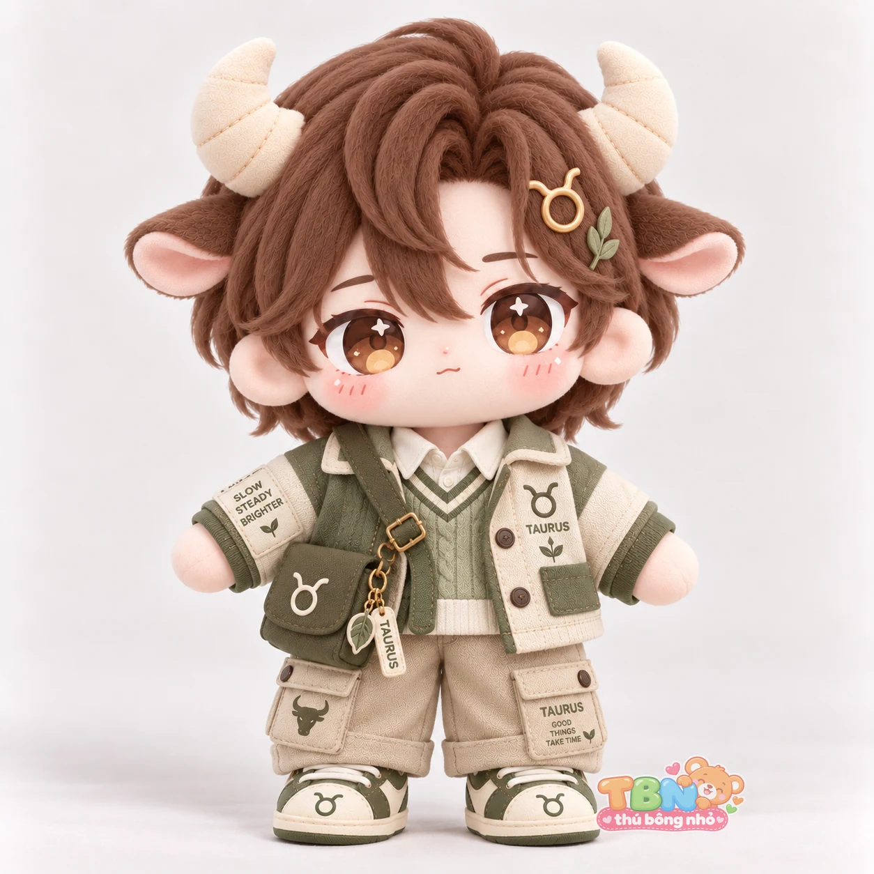 Ảnh bổ sung của Thú bông Kim Ngưu Taurus chibi đặt may theo yêu cầu