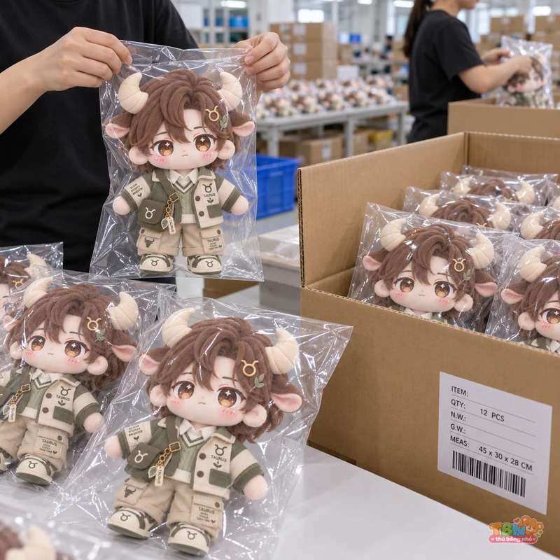 Ảnh bổ sung của Thú bông Kim Ngưu Taurus chibi đặt may theo yêu cầu
