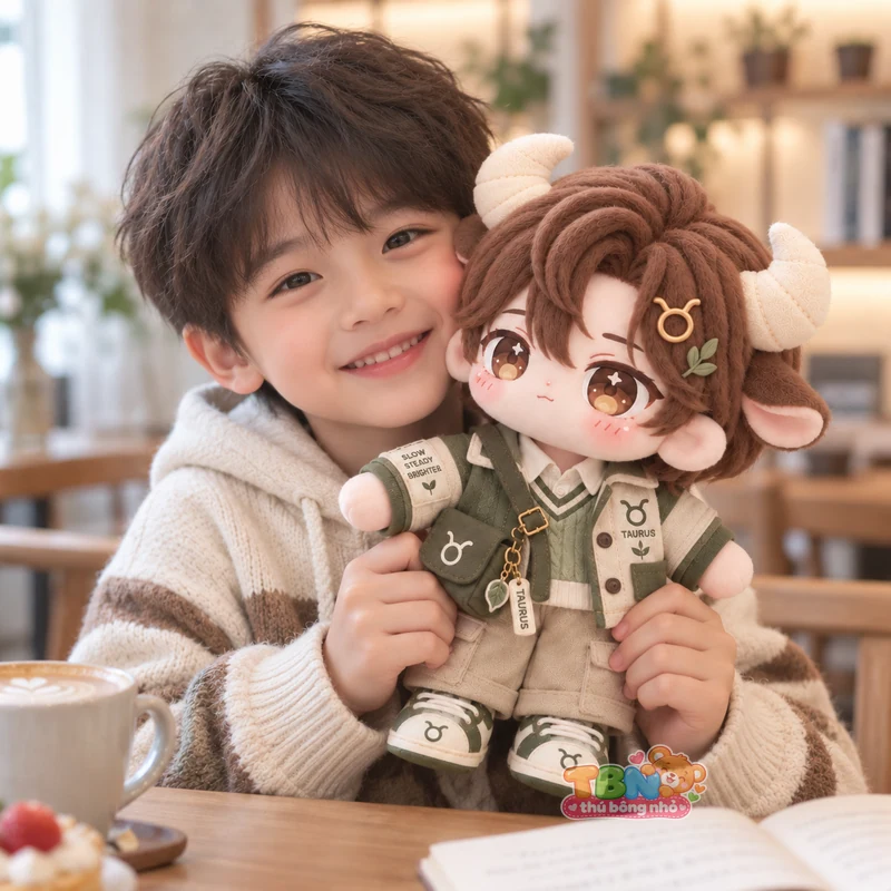 Ảnh bổ sung của Thú bông Kim Ngưu Taurus chibi đặt may theo yêu cầu
