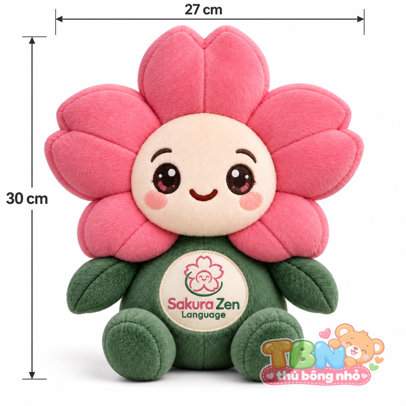 Ảnh bổ sung của Thú bông Hoa anh đào Sakura Zen đặt may theo yêu cầu