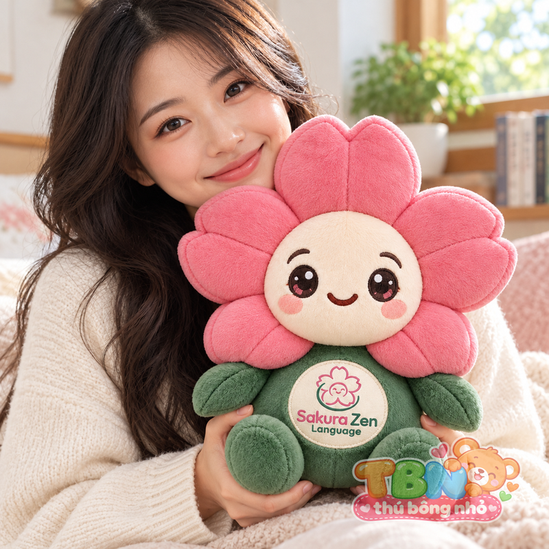 Ảnh bổ sung của Thú bông Hoa anh đào Sakura Zen đặt may theo yêu cầu