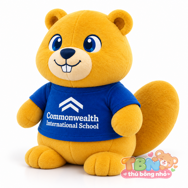 Thú bông Hải ly Comi Commonwealth – góc nghiêng