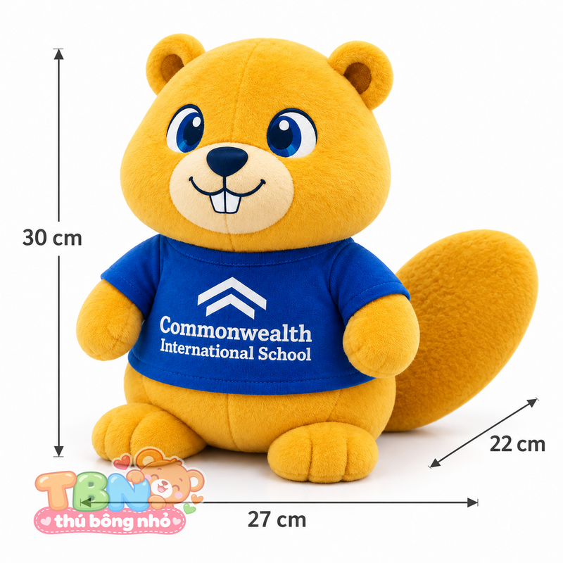Ảnh bổ sung của Thú bông Hải ly Comi Commonwealth đặt may theo yêu cầu