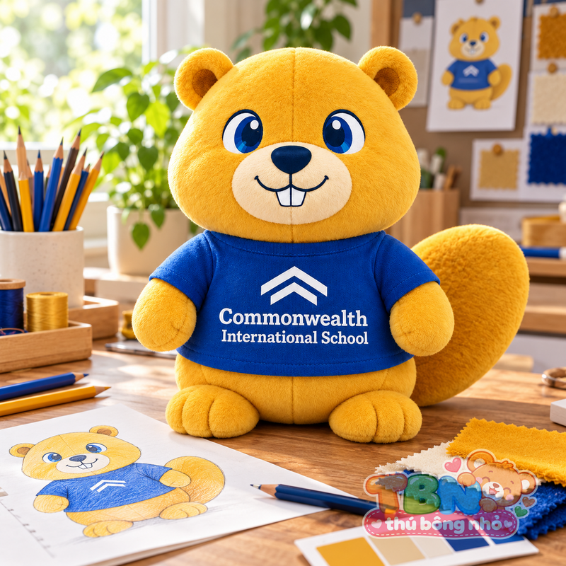 Ảnh bổ sung của Thú bông Hải ly Comi Commonwealth đặt may theo yêu cầu