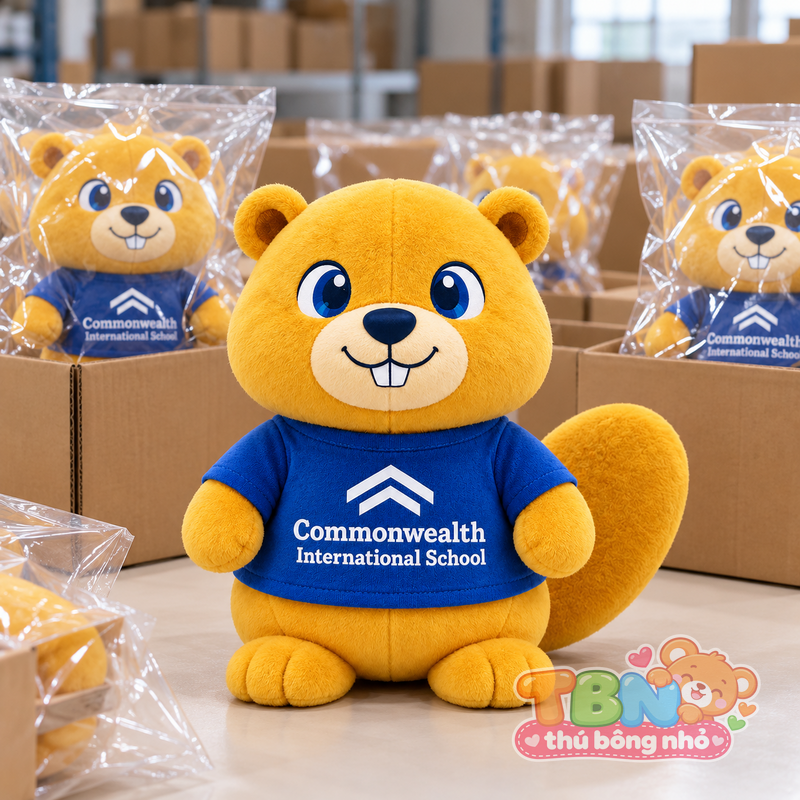 Ảnh bổ sung của Thú bông Hải ly Comi Commonwealth đặt may theo yêu cầu