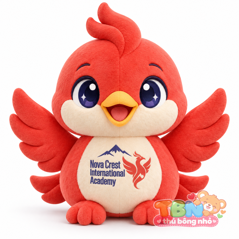 Ảnh bổ sung của Thú bông Phượng hoàng Nova Crest đặt may theo yêu cầu