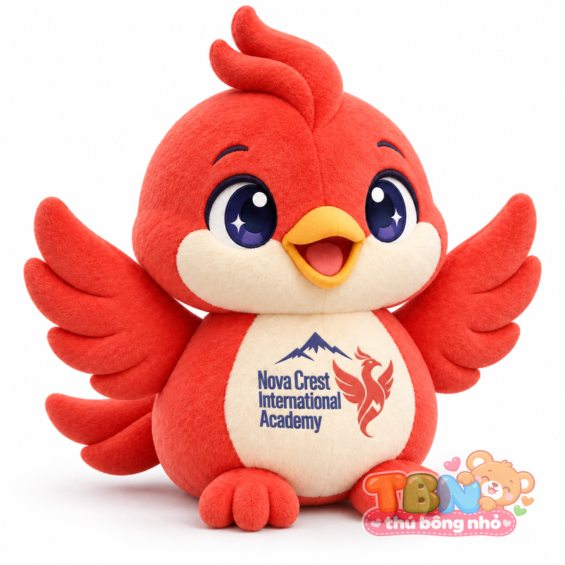 Thú bông Phượng hoàng Nova Crest – góc nghiêng