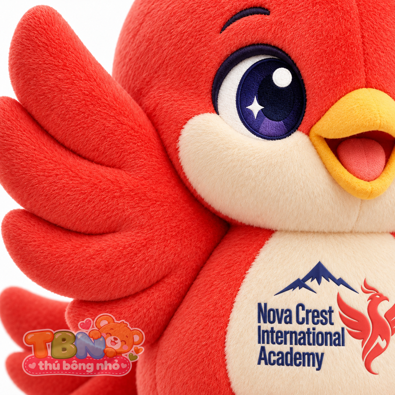 Ảnh bổ sung của Thú bông Phượng hoàng Nova Crest đặt may theo yêu cầu