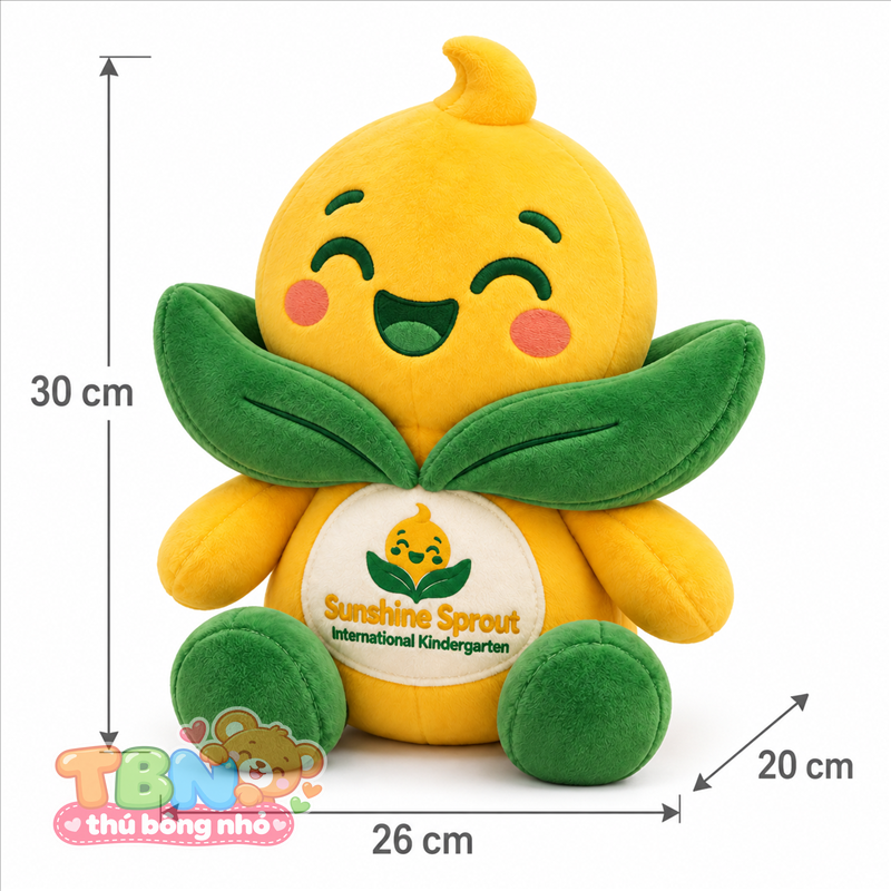 Ảnh bổ sung của Thú bông Bé Mầm Nắng Sunshine Sprout đặt may theo yêu cầu