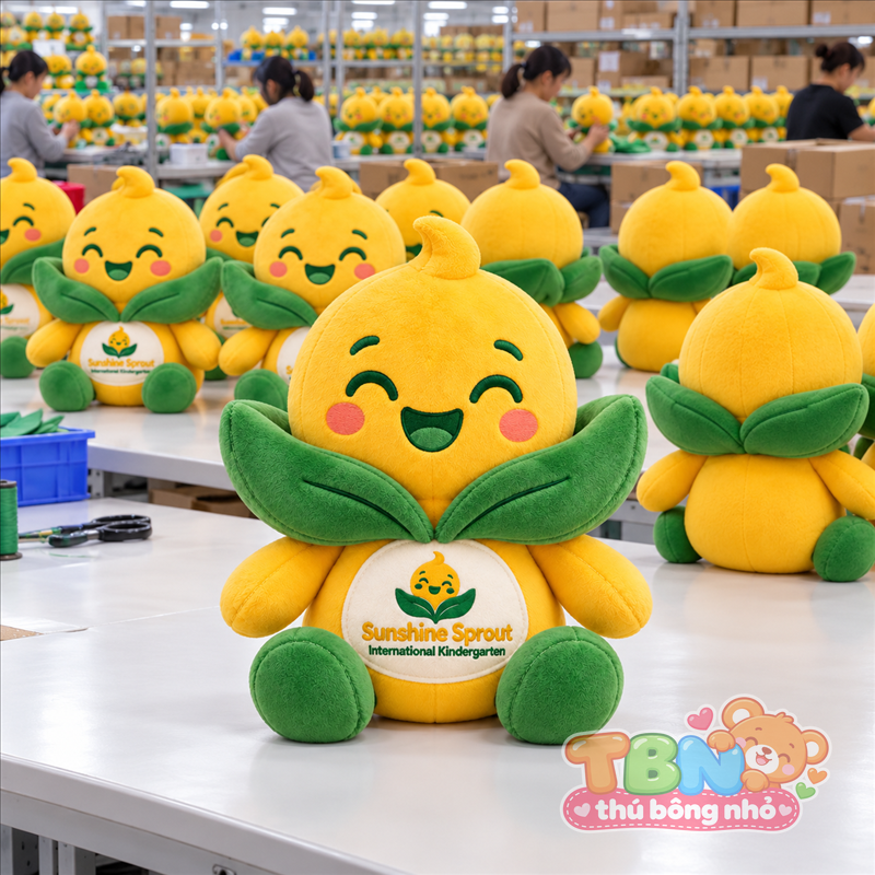 Ảnh bổ sung của Thú bông Bé Mầm Nắng Sunshine Sprout đặt may theo yêu cầu