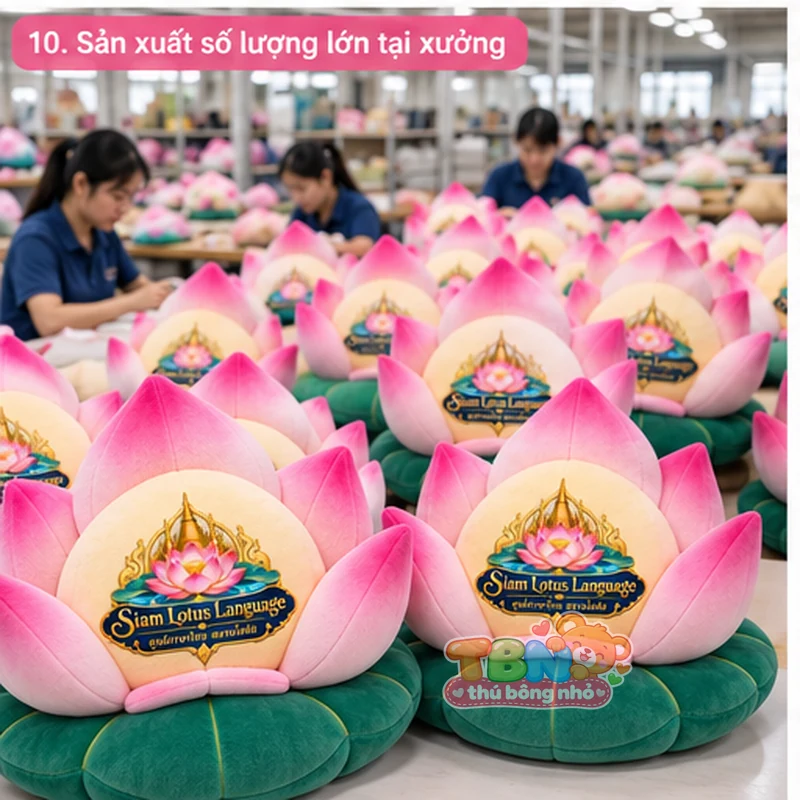 Ảnh bổ sung của Thú bông hoa sen Siam Lotus đặt may theo yêu cầu