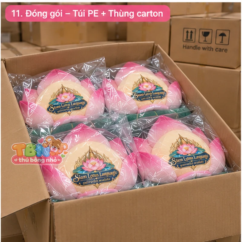 Ảnh bổ sung của Thú bông hoa sen Siam Lotus đặt may theo yêu cầu