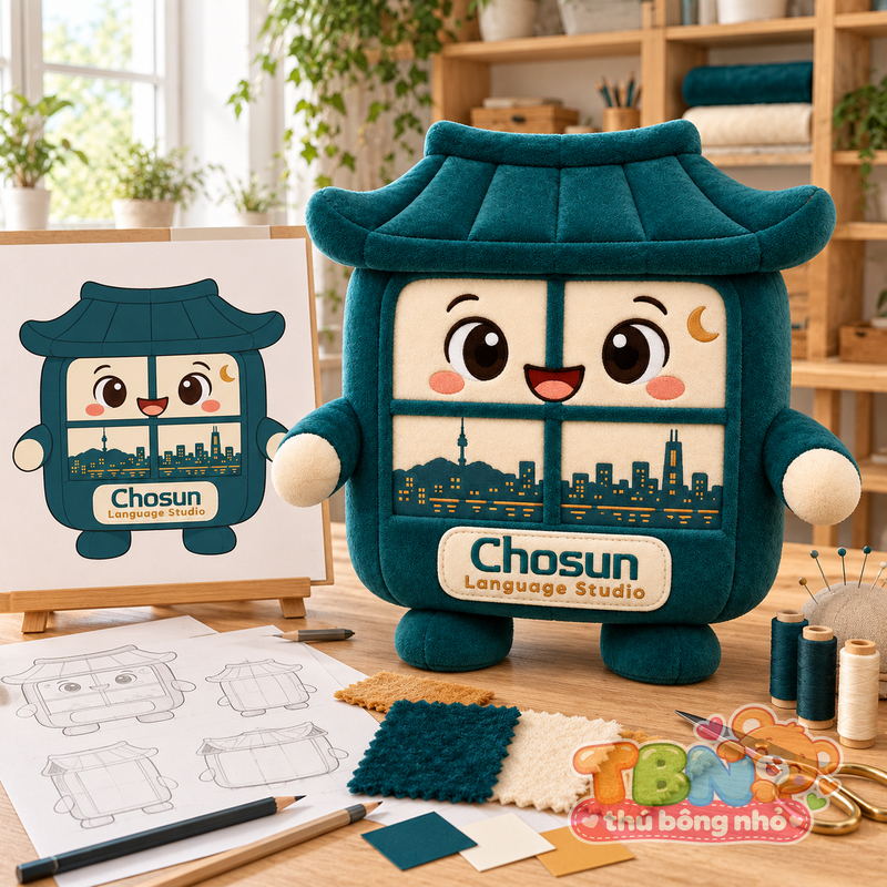 Ảnh bổ sung của Thú bông Cửa sổ Hanok Chosun đặt may theo yêu cầu