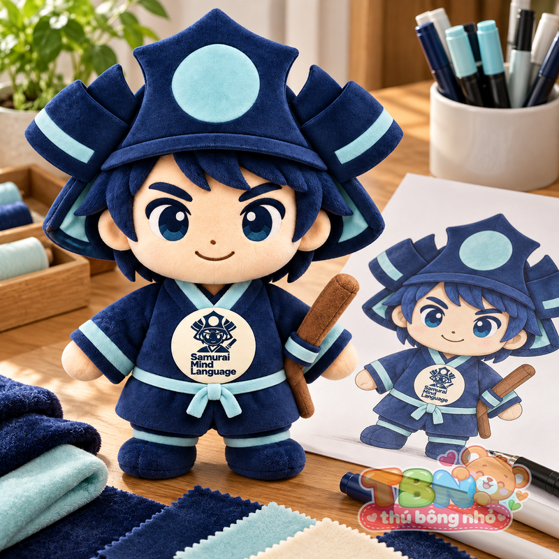 Ảnh bổ sung của Thú bông Samurai nhí Samurai Mind đặt may theo yêu cầu