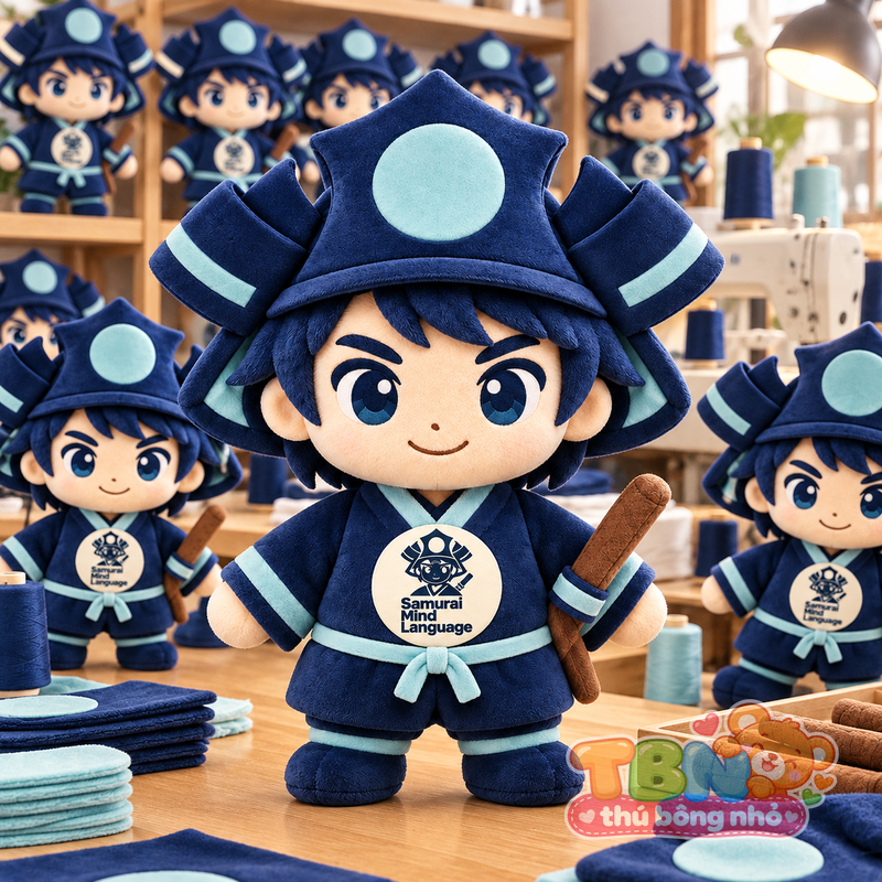 Ảnh bổ sung của Thú bông Samurai nhí Samurai Mind đặt may theo yêu cầu