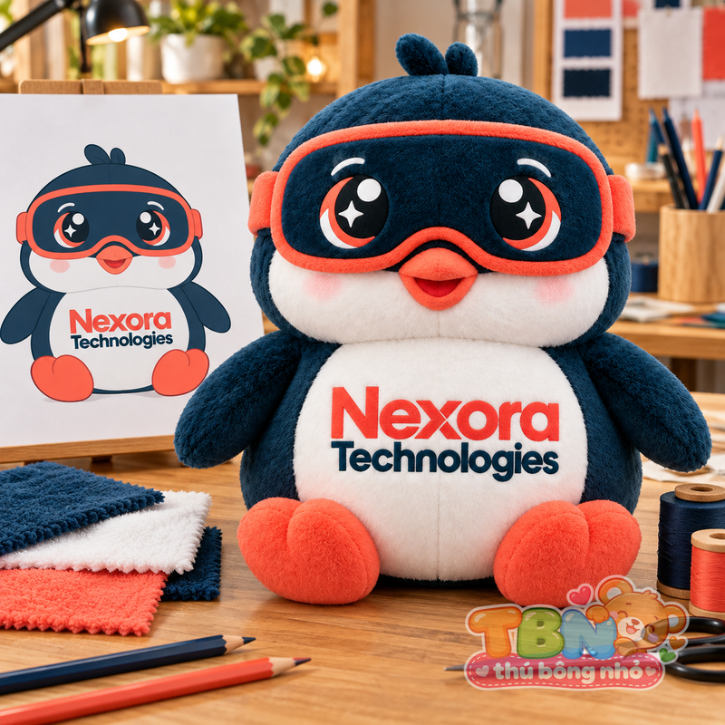 Ảnh bổ sung của Thú bông Chim cánh cụt Nexora đặt may theo yêu cầu