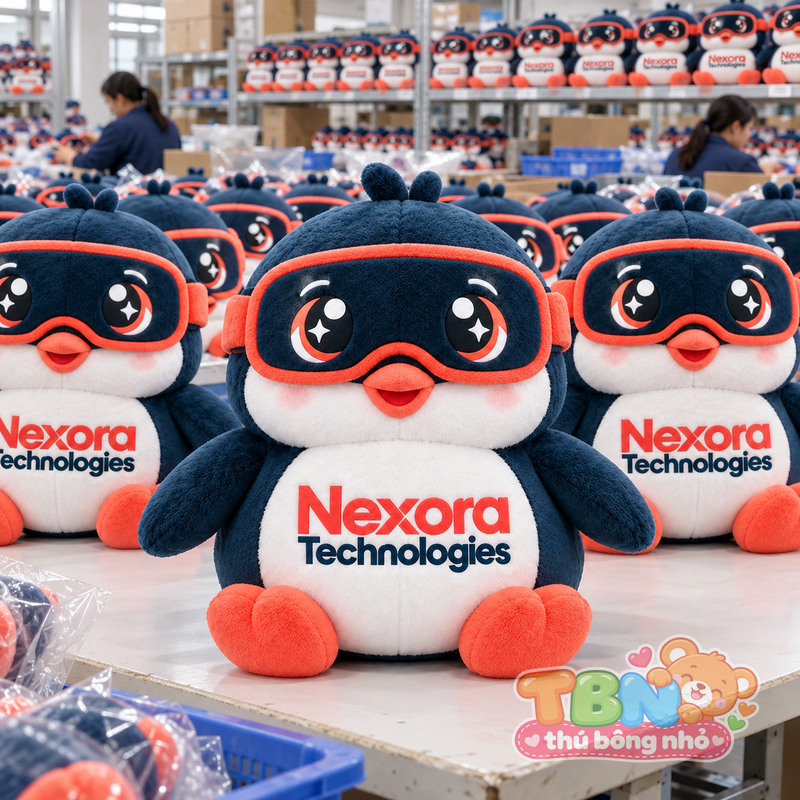 Ảnh bổ sung của Thú bông Chim cánh cụt Nexora đặt may theo yêu cầu