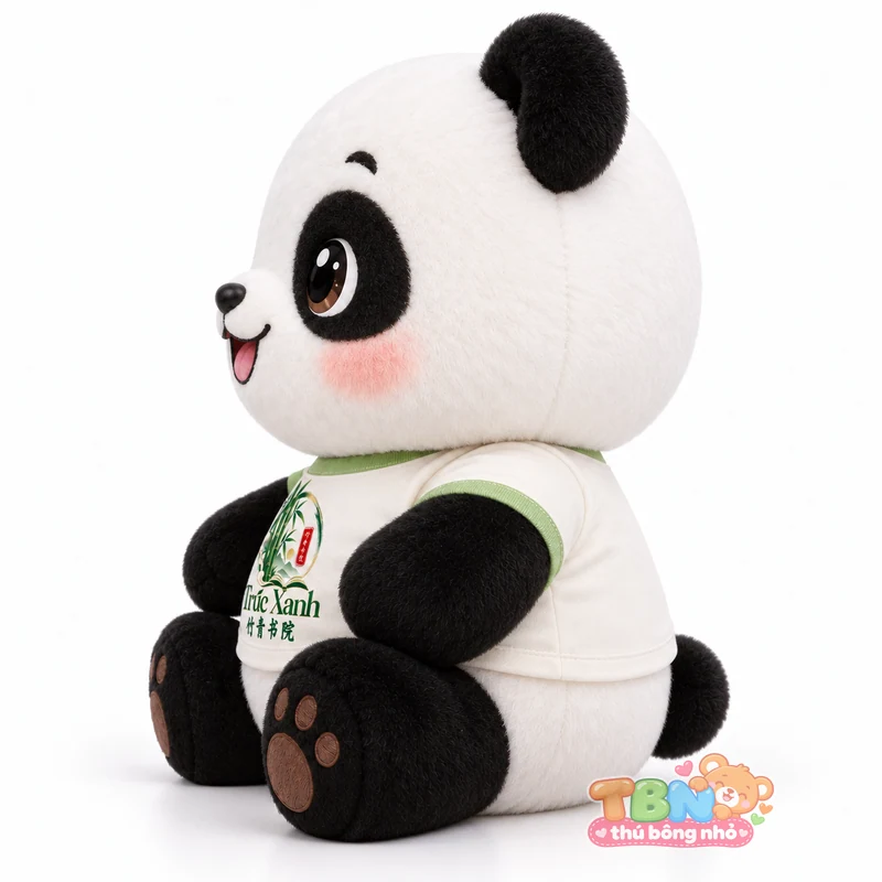 Ảnh bổ sung của Gấu Trúc Trúc Xanh Chibi đặt may theo yêu cầu