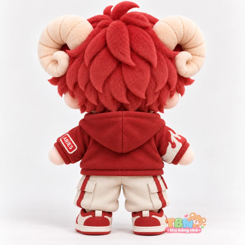 Ảnh bổ sung của Búp bê bông Bạch Dương Aries đặt may theo yêu cầu