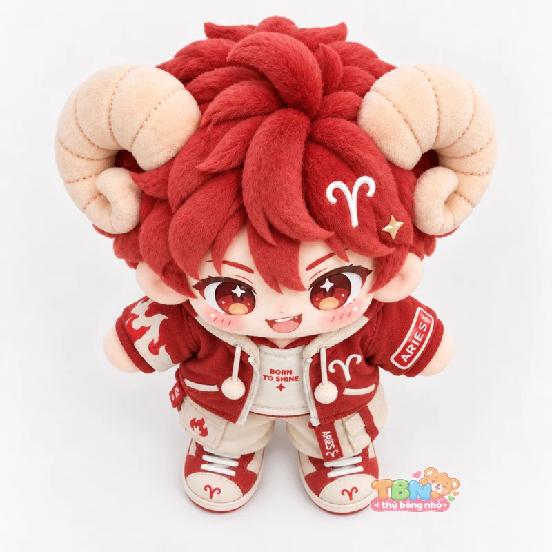 Ảnh bổ sung của Búp bê bông Bạch Dương Aries đặt may theo yêu cầu