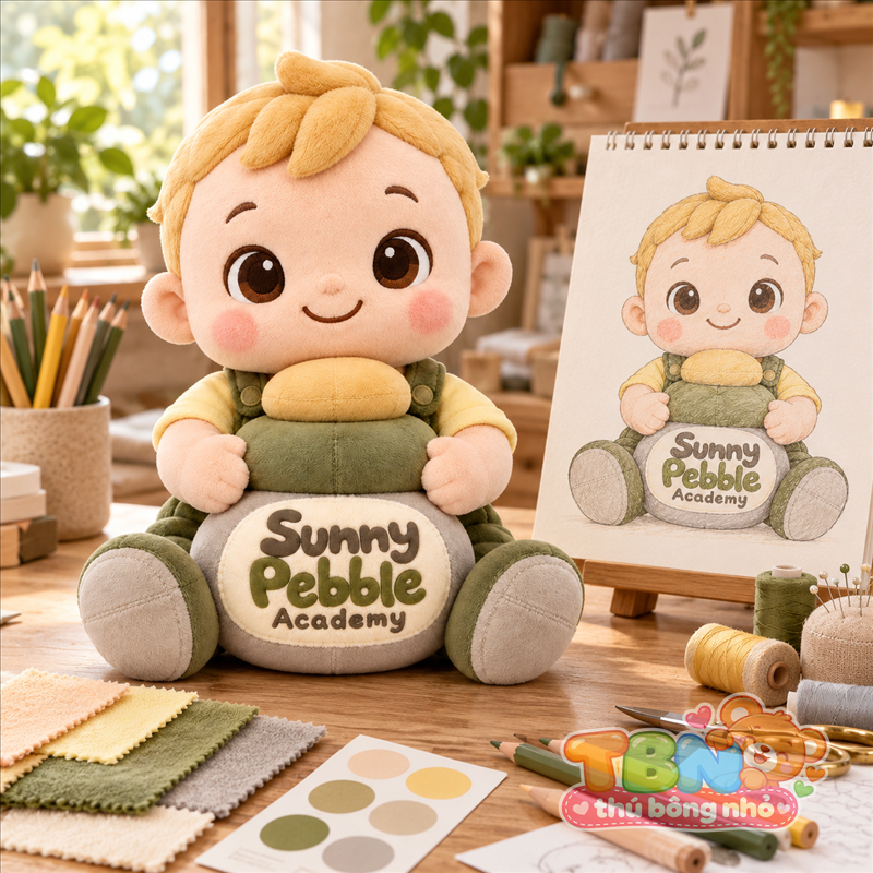 Ảnh bổ sung của Thú bông Bé Sỏi Nắng Sunny Pebble đặt may theo yêu cầu