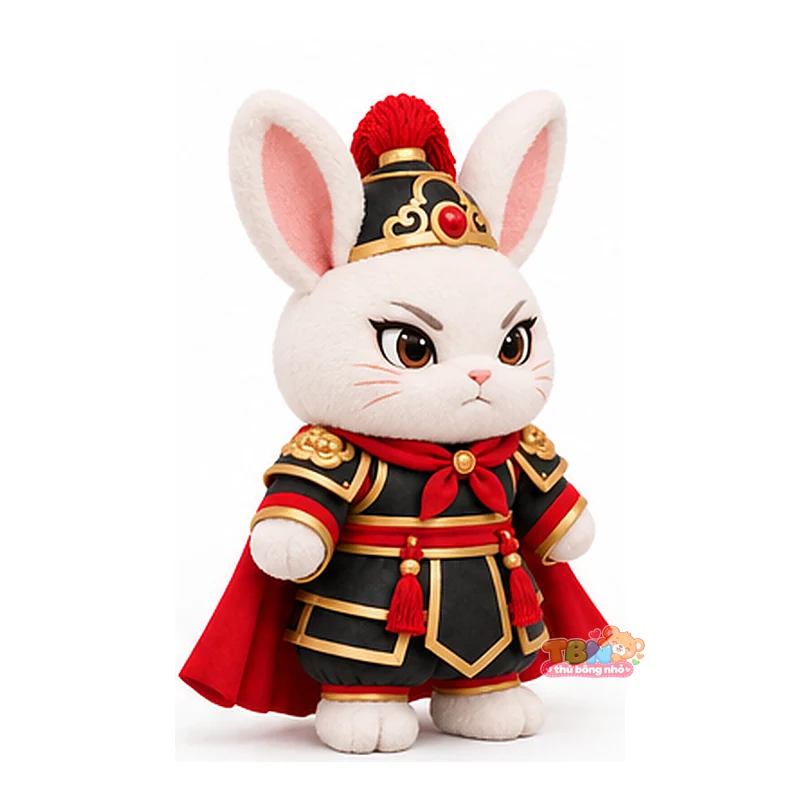 Ảnh bổ sung của Thỏ bông Mão võ tướng đặt may theo yêu cầu