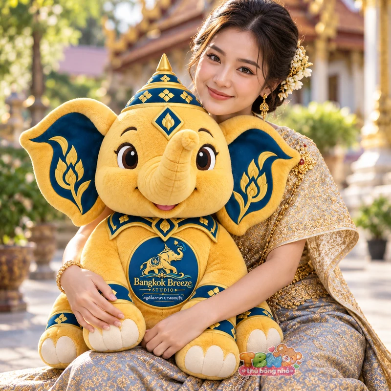 Ảnh bổ sung của Voi bông Bangkok Breeze đặt may theo yêu cầu
