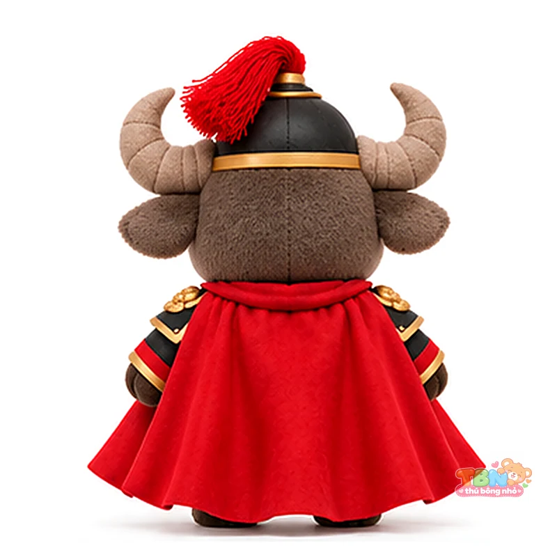 Ảnh bổ sung của Thú bông Trâu Sửu võ tướng chibi đặt may theo yêu cầu