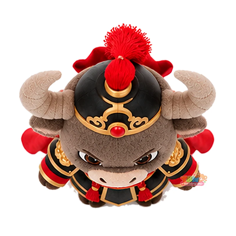 Ảnh bổ sung của Thú bông Trâu Sửu võ tướng chibi đặt may theo yêu cầu