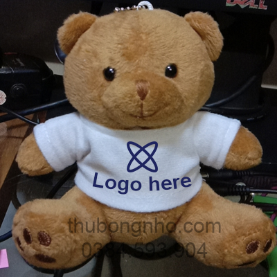 Thú bông thêu logo theo yêu cầu