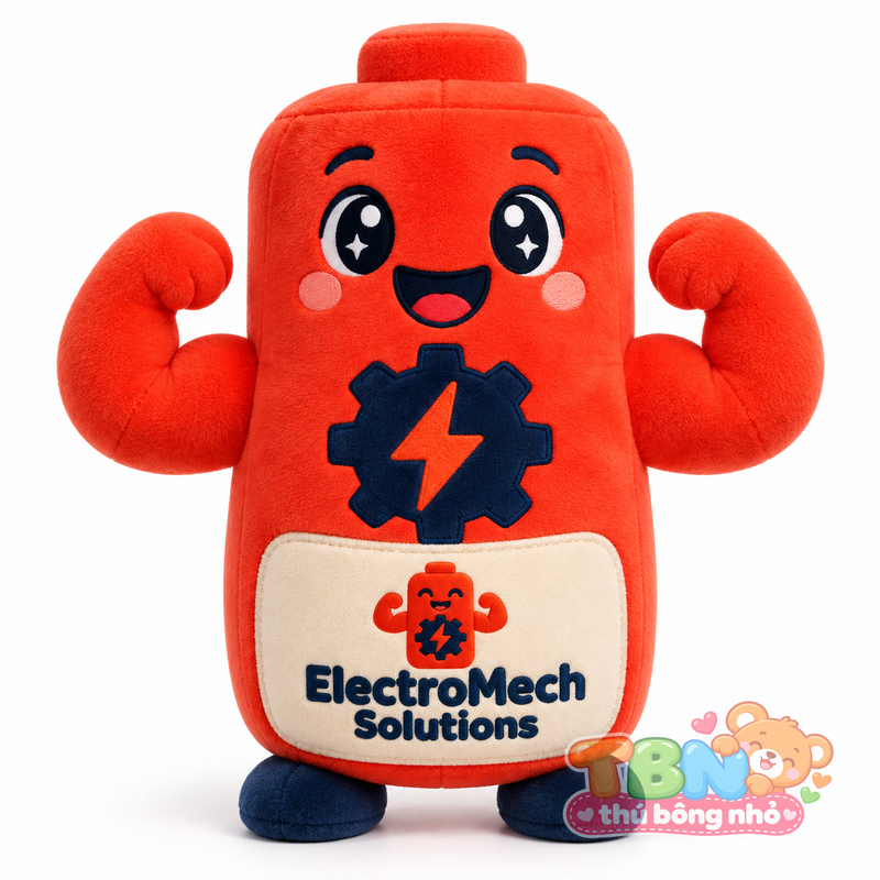 Thú bông Pin điện ElectroMech đặt may theo yêu cầu