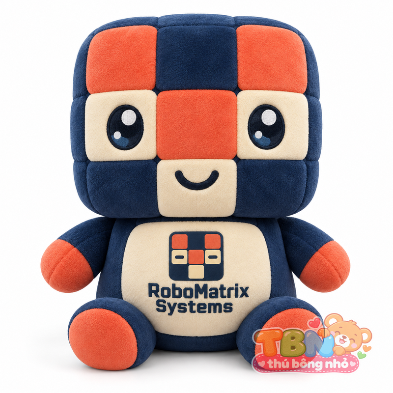 Thú bông Robot khối RoboMatrix đặt may theo yêu cầu