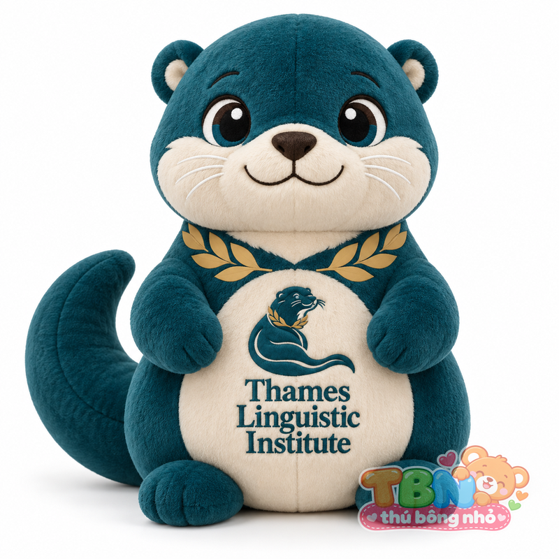 Thú bông Rái cá Thames đặt may theo yêu cầu