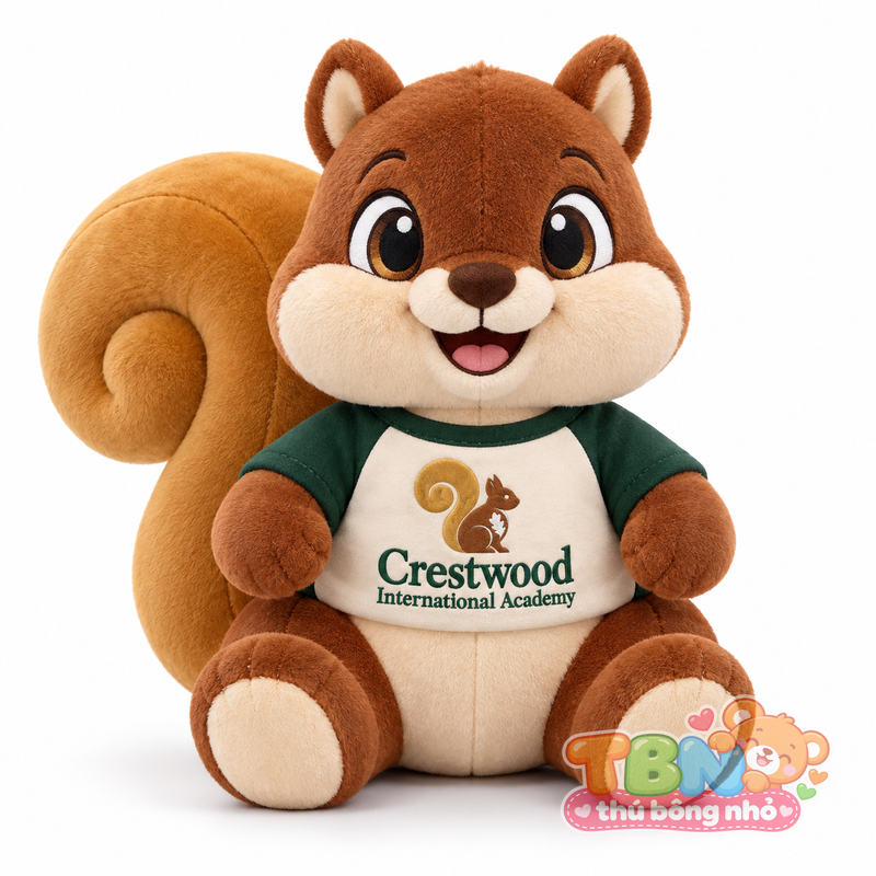 Thú bông Sóc Woody Crestwood đặt may theo yêu cầu