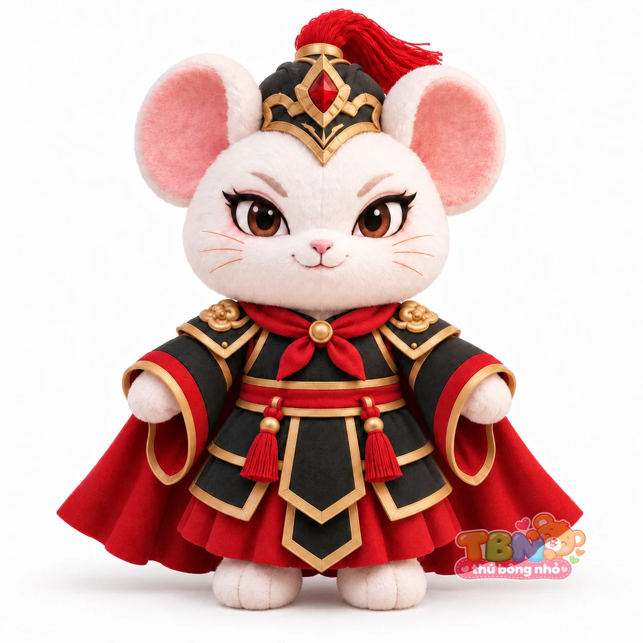 Chuột bông Tý võ tướng đặt may theo yêu cầu