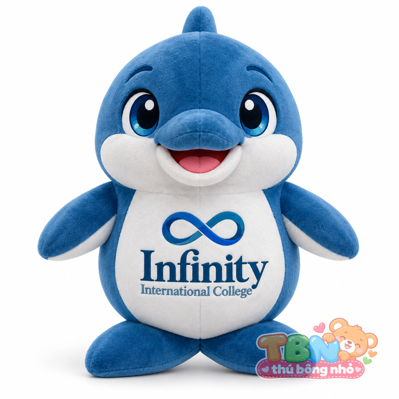 Thú bông Cá heo Infi Infinity đặt may theo yêu cầu