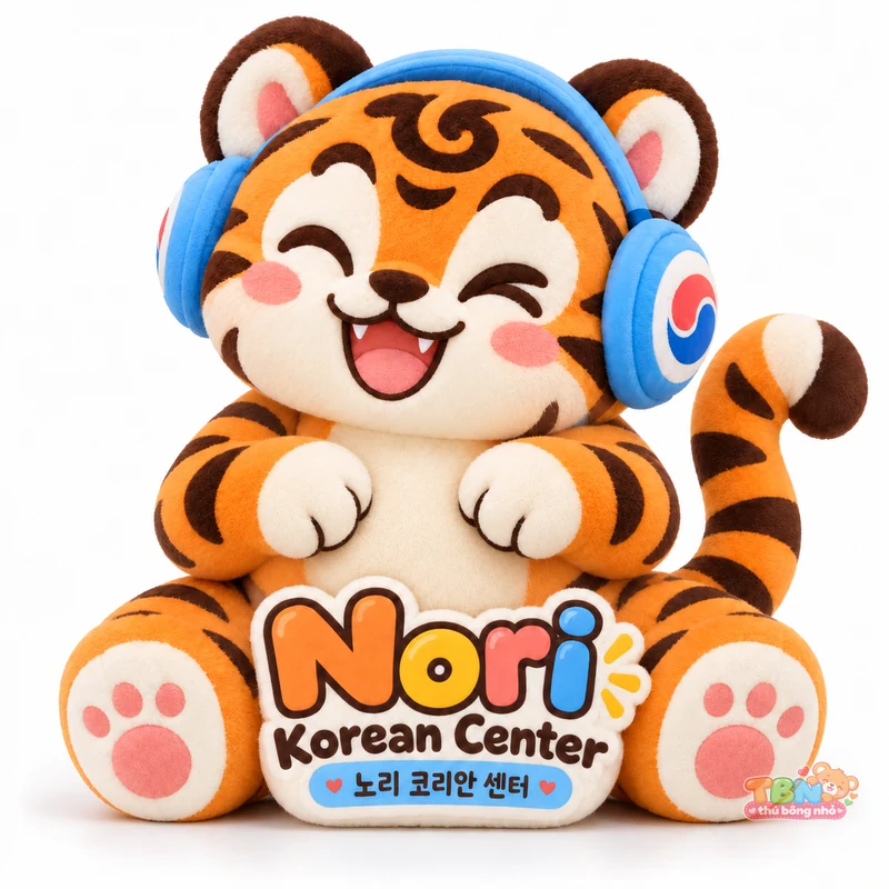 Hổ bông Nori Korean Center đặt may theo yêu cầu