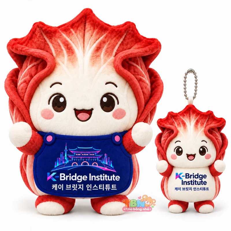 Thú bông Bé Cải Kimchi K-Bridge đặt may theo yêu cầu