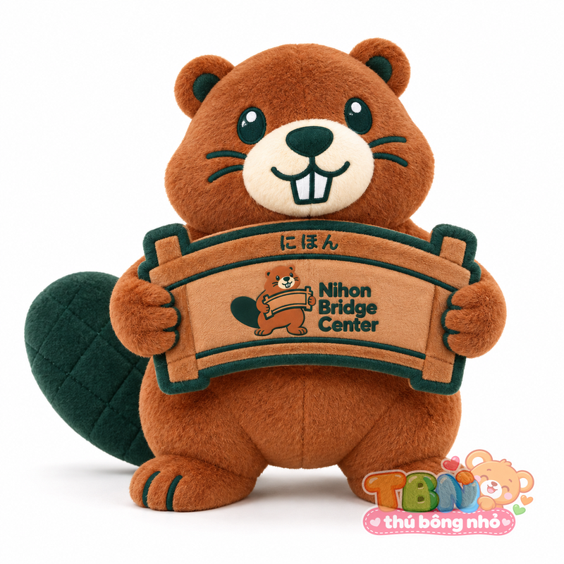 Thú bông Hải ly Nihon Bridge đặt may theo yêu cầu