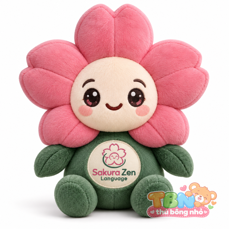 Thú bông Hoa anh đào Sakura Zen đặt may theo yêu cầu