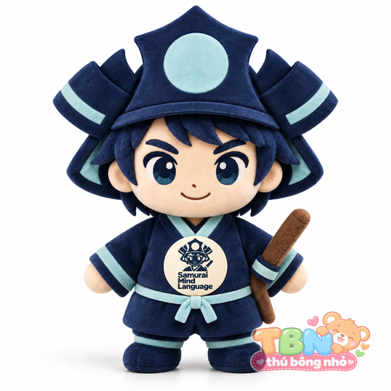 Thú bông Samurai nhí Samurai Mind đặt may theo yêu cầu