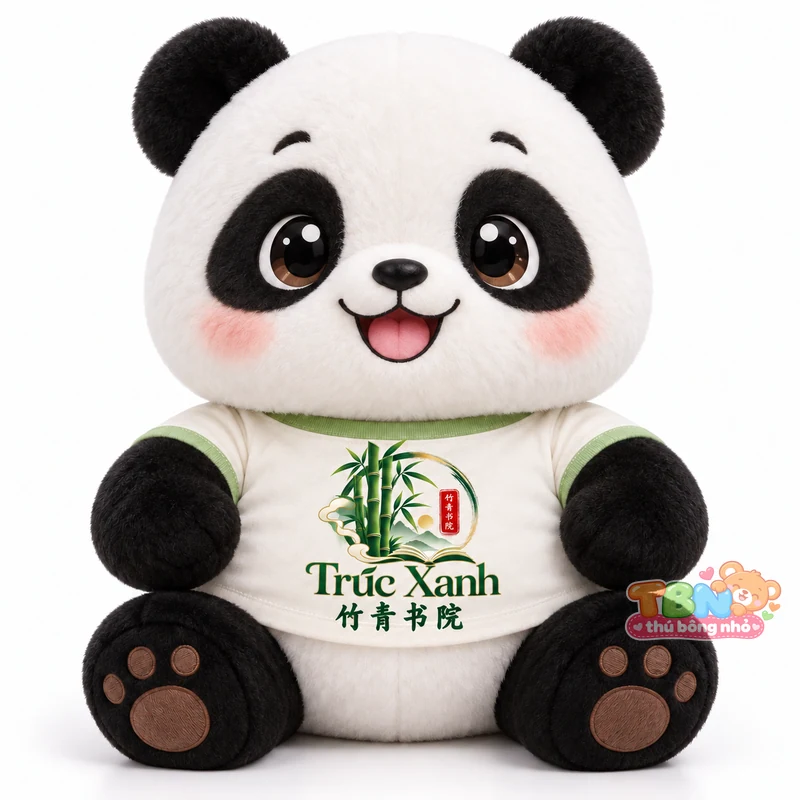 Gấu Trúc Trúc Xanh Chibi đặt may theo yêu cầu