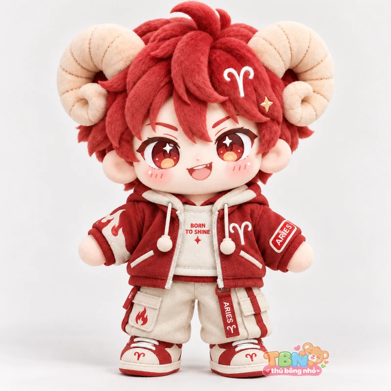 Búp bê bông Bạch Dương Aries đặt may theo yêu cầu