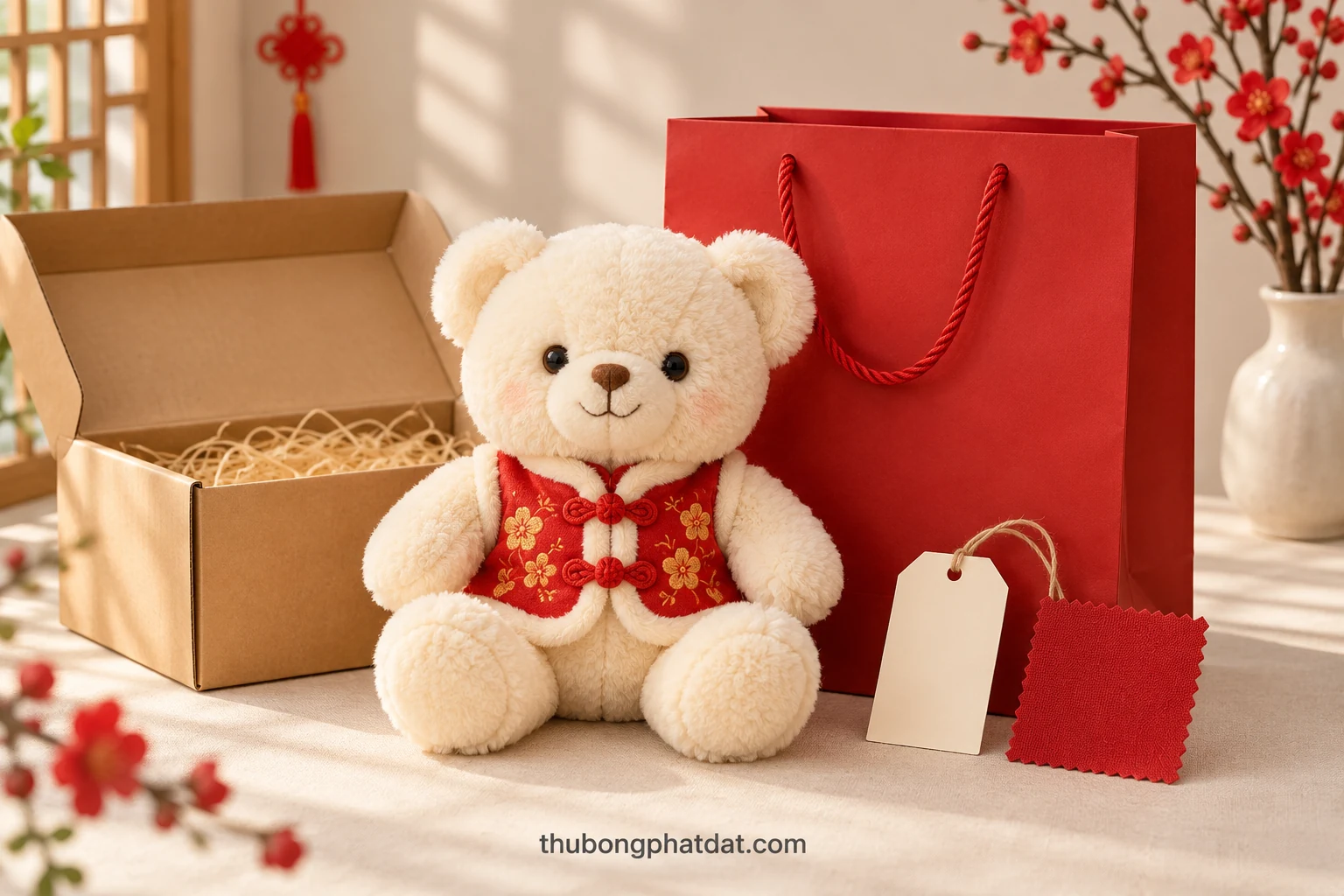 Mẫu quà, bao gói và nội dung thẻ cần được xác nhận cùng phiên bản cuối.